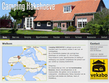 Tablet Screenshot of campinghakehoeve.nl